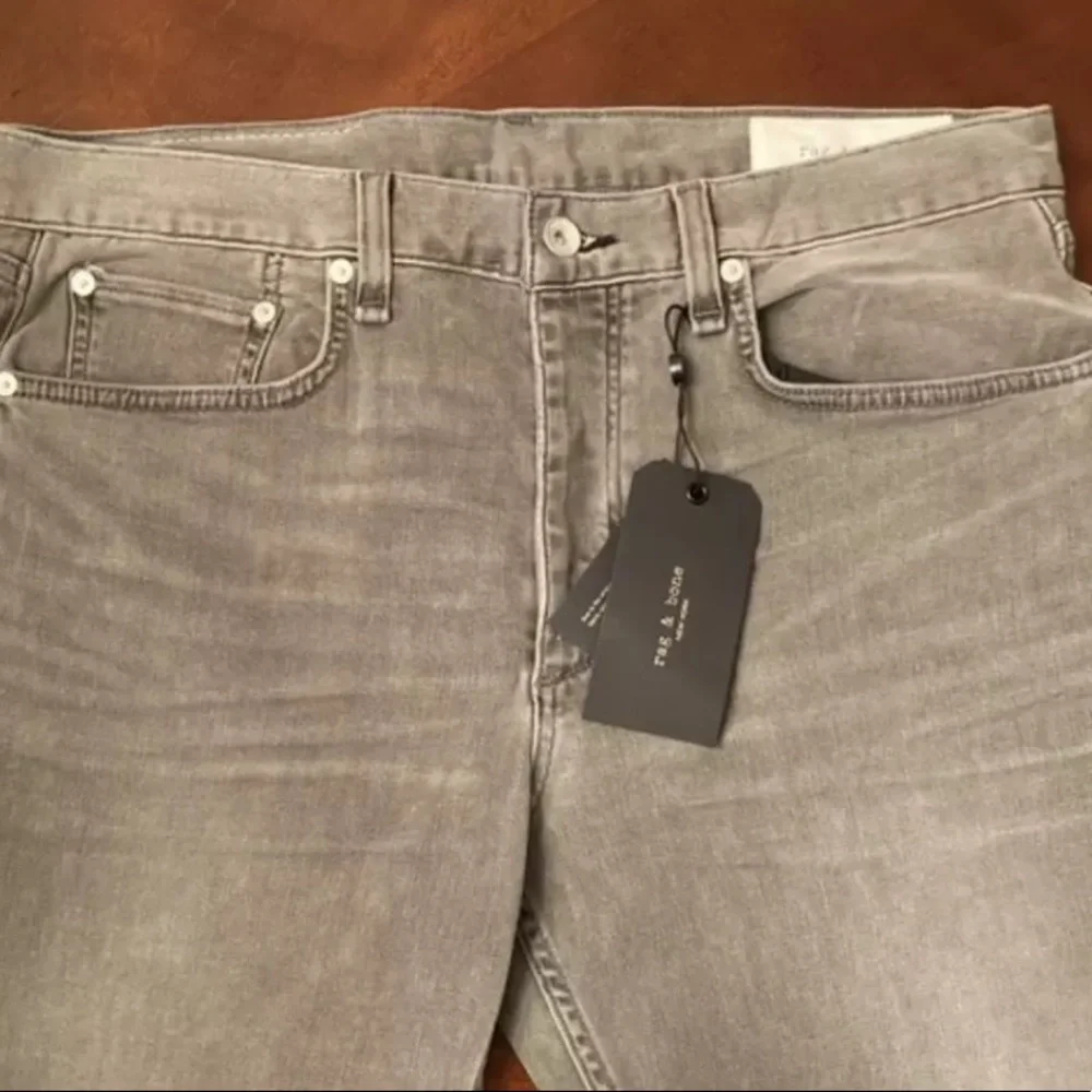 NWT Rag & Bone Men's Fit 2 Gray Jeans - Sz 29 - Picture 3 of 3